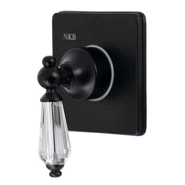 KS3040WLL Single-Handle 3-Way Diverter Valve W/ Trim Kit, Matte Black